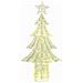 Albero di Natale con 240 LED Bianco caldo 180 cm PET - Foto miniatura 2