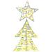 Albero di Natale con 240 LED Bianco caldo 180 cm PET - Foto miniatura 4