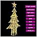 Albero di Natale con 240 LED Bianco caldo 180 cm PET - Foto miniatura 7