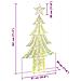 Albero di Natale con 240 LED Bianco caldo 180 cm PET - Foto miniatura 8