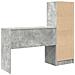 Scrivania con Spazio di Archiviazione 2 pcs Grigio cemento - Foto miniatura 9