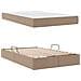 Letto con contenitore e materasso Cappuccino 120 x 200 cm - Foto miniatura 8