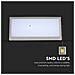 Lampada LED da Muro Angolare 12W Colore Grigio 3000K IP65, colore Grey - Foto miniatura 3