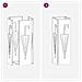 Supporto per Ombrellone Bianco 15.5 x 15.5 x 49 cm Metallo - Foto miniatura 7