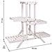 Scaffale Espositiva In Legno Bianco 70x27x77h - Foto miniatura 7