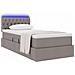 Letto con contenitore e LED con led Talpa 90 x 200 cm Tessuto - Foto miniatura 3