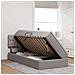Letto con contenitore e LED con led Talpa 90 x 200 cm Tessuto - Foto miniatura 4