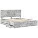 Struttura del letto con cassetto Grigio cemento 180 x 200 cm - Foto miniatura 5