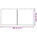 Parete per tenda da festa 2 pcs Grigio chiaro 400 x 195 cm - Foto miniatura 6