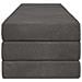 Divano Letto Pieghevole 180 x 67 x 45 cm Grigio Scuro - Foto miniatura 5