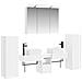 Set di mobili per il bagno 6 pcs Bianco - Foto miniatura 1