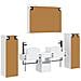 Set di mobili per il bagno 6 pcs Bianco - Foto miniatura 9