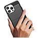 Custodia In Carbonio Flessibile Per Iphone 15 Pro - Blu - Foto miniatura 5