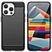 Custodia In Carbonio Flessibile Per Iphone 15 Pro - Blu - Foto miniatura 7