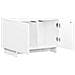 Supporto TV 60 x 34.5 x 40 cm Bianco Lucido - Foto miniatura 3