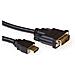 Cavo A / V - HDMI - for Dispositivo audio / video - 2 m - 1 x HDMI (Type A) Maschio Audio / video digitale - 1 x DVI-D (Single-Link) Maschio Video digitale - Nero - Foto miniatura 1