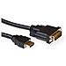 Cavo A / V - HDMI - for Dispositivo audio / video - 2 m - 1 x HDMI (Type A) Maschio Audio / video digitale - 1 x DVI-D (Single-Link) Maschio Video digitale - Nero - Foto miniatura 2