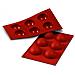 Stampo Semisfere 6 Cavita 6cm Classic Terracotta Silicone - Foto miniatura 2