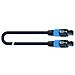 Cavo Di Connessione Per Casse Amplificate, Realizzato Con Cavo Ca/822 2x2 Mm (colore Nero) E Connettori Speaker Sk391. - Cavo Potenza S380-5 5mt 2x2 Spk-spk - Foto miniatura 1