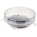 Set 6 Coperchi Trasparenti In Silicone Per Alimenti Trasparente - Foto miniatura 3