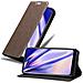 Cadorabo Custodia Compatibile Con Lg K50 In Bruno Caffè - Coperchio Protettiva Con Chiusura Magnetica, Funzione Stand E Tasca Per Le Carte - Foto miniatura 1