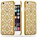 Cadorabo Custodia Compatibile Con Apple Iphone 6 / Iphone 6s In Oro - Hard Case Coperchio Protettivo Con Disegno Floreale Paisley Henné Contro I Graffi E Gli Urti - Foto miniatura 5
