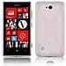 Custodia Compatibile Con Nokia Lumia 720 In Magnesio Bianco - Coperchio Protettivo In Silicone Tpu Flessibile - Foto miniatura 1