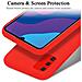 Custodia Compatibile Con Honor 9a In Liquid Rosso - Coperchio Protettivo In Silicone Tpu Flessibile - Foto miniatura 7