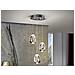 Sospensione A Soffitto A Goccia A Grappolo In Cristallo Integrato A 3 Luci A Led Cromata - Foto miniatura 3
