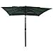 Ombrellone a 3 Livelli con Palo in Alluminio Verde 2,5x2,5 m - Foto miniatura 6