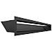 Griglia Di Ventilazione Luft 9x80 Nero - Foto miniatura 1