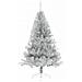 Albero di Natale a Metà con Supporto Argento 120 cm PET - Foto miniatura 7