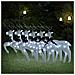Renne Di Natale 6 Pz Bianche 120 Led - Foto miniatura 1