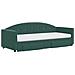 Divano Letto Estraibile Cassetti Verde Scuro 80x200cm Velluto - Foto miniatura 9
