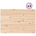 Piani Tavolo 3 Pz 80x53x2,5 Cm Rettangolare Legno Massello Pino - Foto miniatura 2