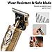 Tagliacapelli Professionale Usb Ricaricabile 5w - Lame In Acciaio Inox A Forma Di T - Batteria Al Litio 600mah - Design Senza Fili - Hair Clipper - Foto miniatura 4