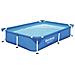 Piscina Bassa Rettangolare Per Bambini 221x150xh43 Cm Steel Pro Frame 56401 - Foto miniatura 1