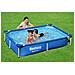 Piscina Bassa Rettangolare Per Bambini 221x150xh43 Cm Steel Pro Frame 56401 - Foto miniatura 3
