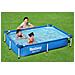 Piscina Bassa Rettangolare Per Bambini 221x150xh43 Cm Steel Pro Frame 56401 - Foto miniatura 4