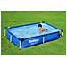 Piscina Bassa Rettangolare Per Bambini 221x150xh43 Cm Steel Pro Frame 56401 - Foto miniatura 8