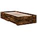 Giroletto Con Cassetti Rovere Fumo 90x190 Cm Legno Multistrato - Foto miniatura 2