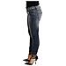 Jeans Pantaloni Da Donna Denim Skinny Vita Bassa Cotone Lavato Blu... - Foto miniatura 2