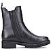 Black Casual Closed Booties Stivaletti Pelle Scarpe Donna Nero Eu 39, D8694-00 - Foto miniatura 3
