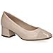 Beige Comb Elegant Closed Formal Scarpe Eleganti Pelle Scarpe Donna Beige Eu 38, 9-22305-42-408 - Foto miniatura 1