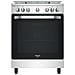 Cucina HS68G8PHX /E / 1 Libera Installazione Forno Elettrico 4 Fuochi a Gas Capacità 78 Litri Colore Accaio Inox - Foto miniatura 1