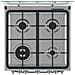 Cucina HS68G8PHX /E / 1 Libera Installazione Forno Elettrico 4 Fuochi a Gas Capacità 78 Litri Colore Accaio Inox - Foto miniatura 3
