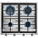 PLACA ENCASTRAR - EX 60.1 4G AI AL DR CI BTN - 8434778019520 Stainless steel Da incasso 58 cm Gas 4 Fornello (i) - Foto miniatura 1