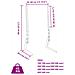 Supporti TV 2pz per Schermo 37""-75"" Max VESA 600x400 mm 45kg - Foto miniatura 8