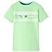 Maglietta per Bambini Verde Neon 128 - Foto miniatura 1