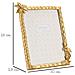 Portafoto Olistic 42 - Oro - Poliresina - 30x2,8x26 Cm - Foto miniatura 6